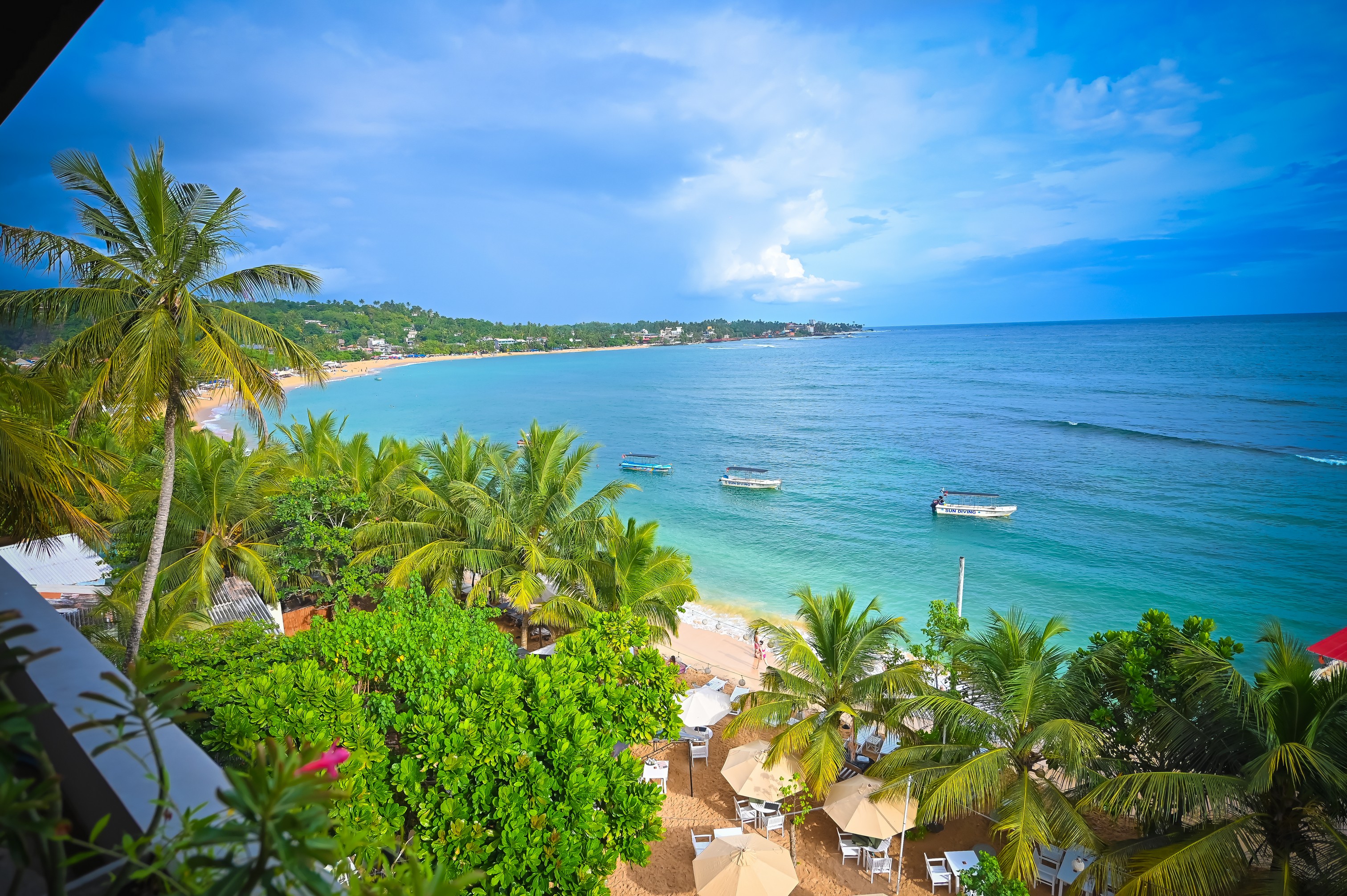 Unawatuna Bay panoramic